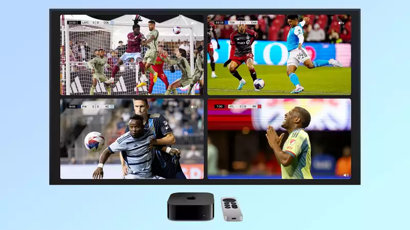 With Apple TV4K, you can now stream 4 sports games at once, but there's a catch